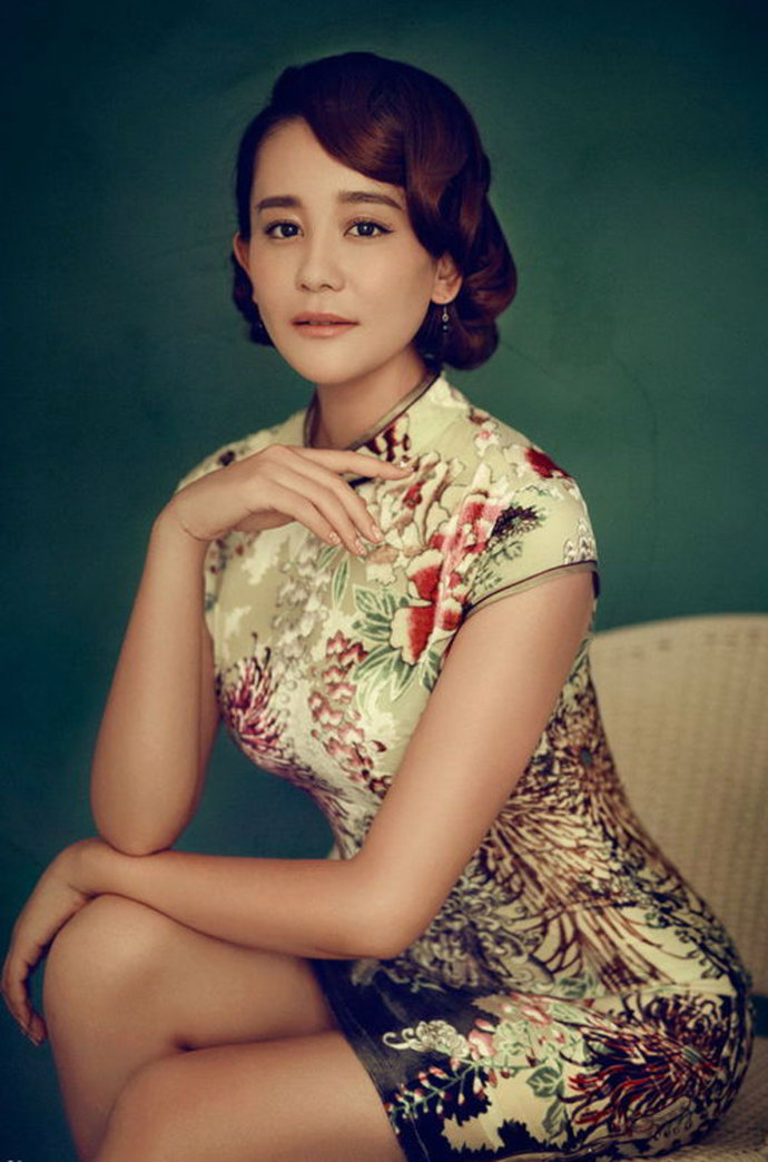 【《独孤皇后》女演员旗袍照,最美的不是陈乔恩】不过,陈乔恩的硬照