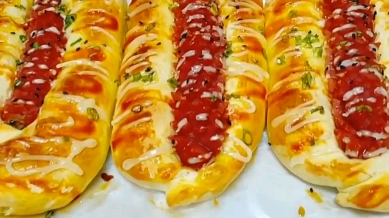 热狗面包你会吗?面点大厨教你技巧,学会了在家也能露一手