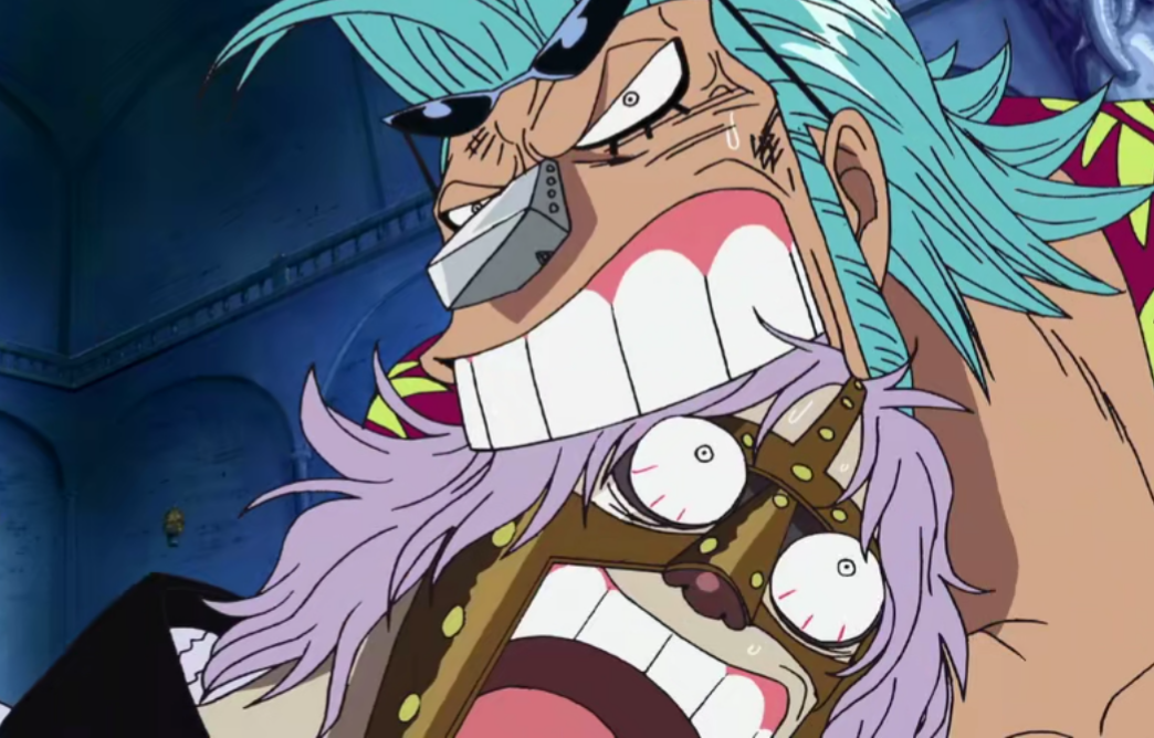 海贼王:弗兰奇超恶心的动作,网友:大叔,穿好裤子再说话