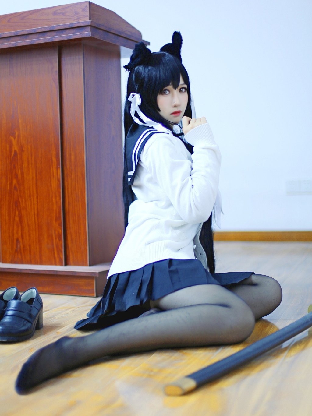 碧蓝航线爱宕cos:呵呵,被指挥官抓住了呢