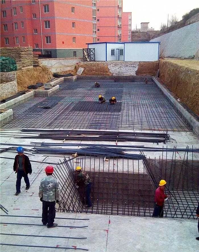 筏板基础地基怎样放线?