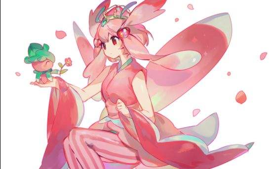 口袋妖怪复刻:丛林中的花姑娘-兰螳花