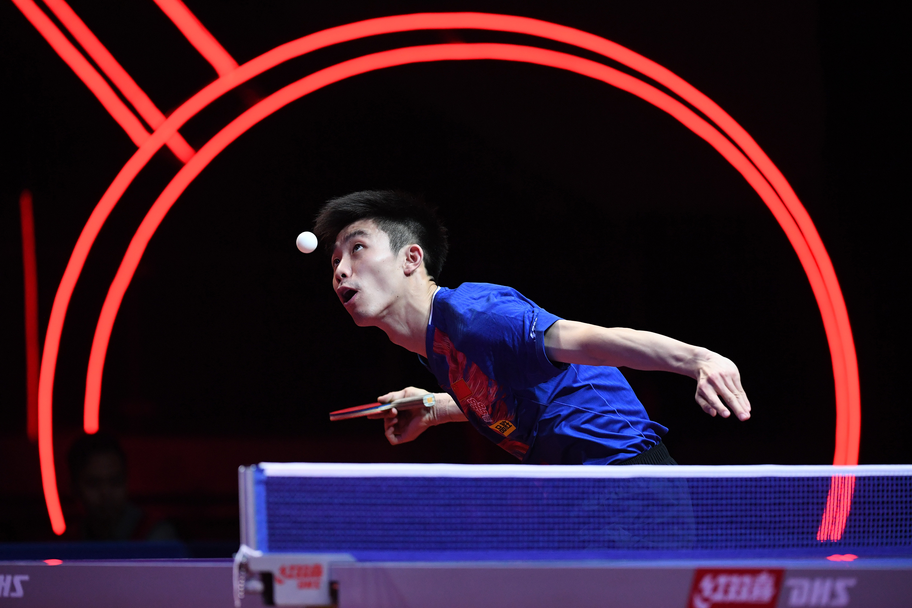 乒乓球——地表最强12人赛:梁靖崑胜周恺