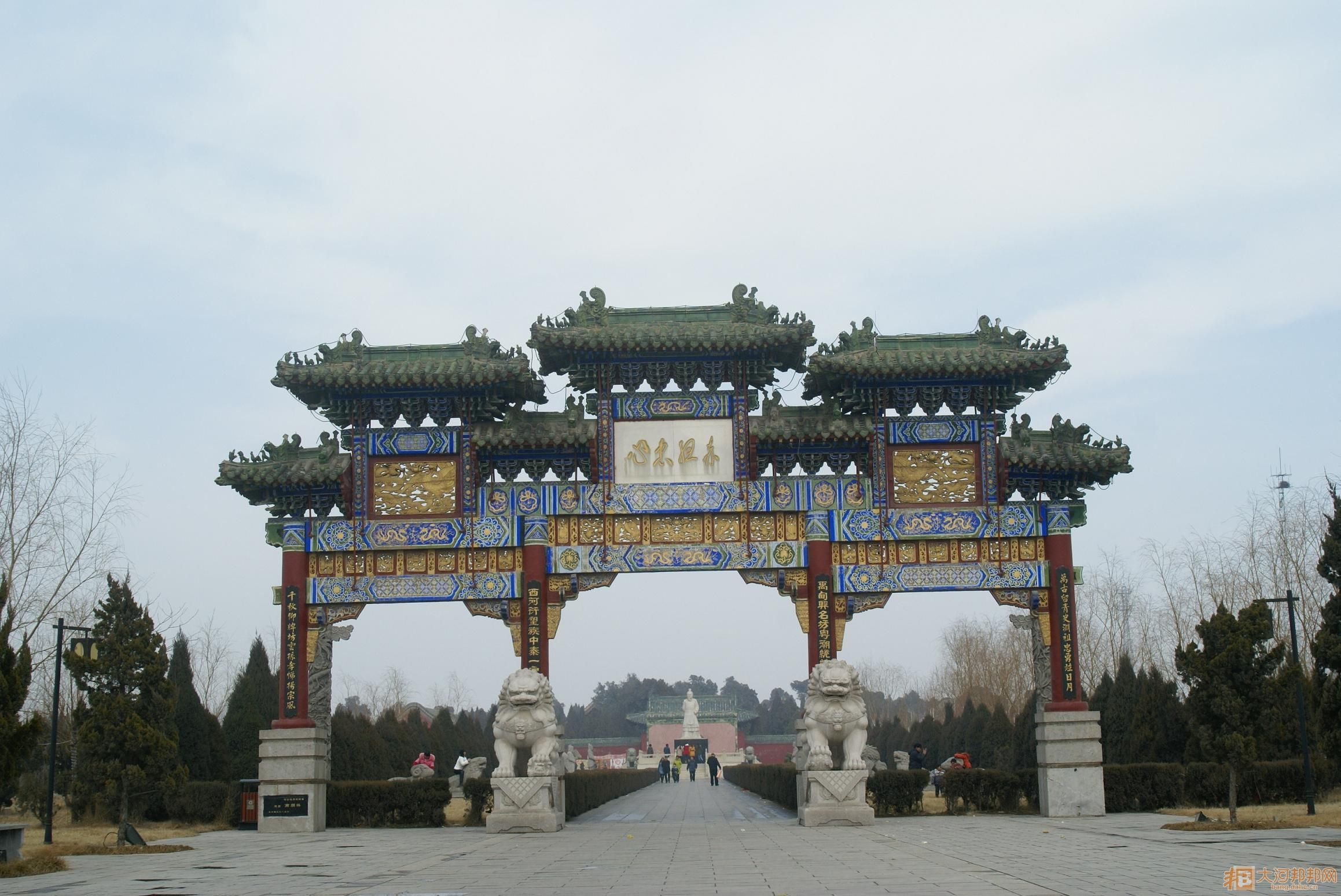 比干庙罕见的真实照片,历史研究价值极高,被誉为"天下第一庙"