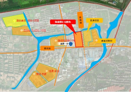 崇贤新城今年第三宗涉宅地出让,再次万元内成交,上海惠建首入