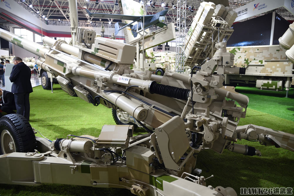 直击珠海航展:技术再升级 ah-4型155mm超轻型榴弹炮