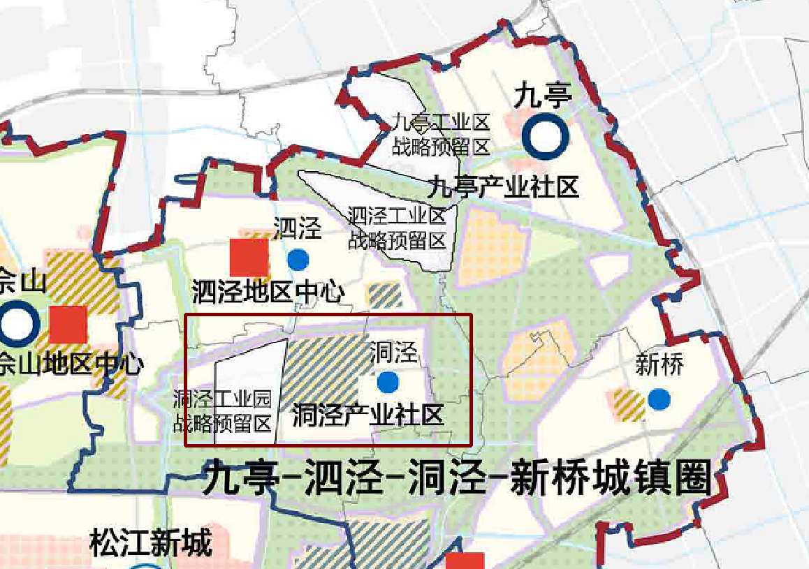 松江区洞泾镇地图图片