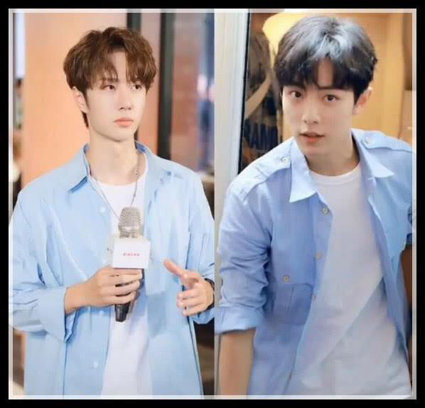 时尚的人眼光都类似吗?总是撞衫的肖战,王一博,是要帅出天际啊