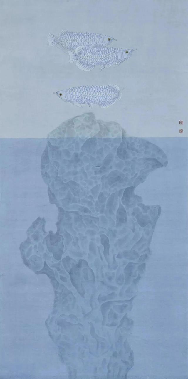 「津门网」刘尉霞工笔花鸟,山水界画作品个性鲜明