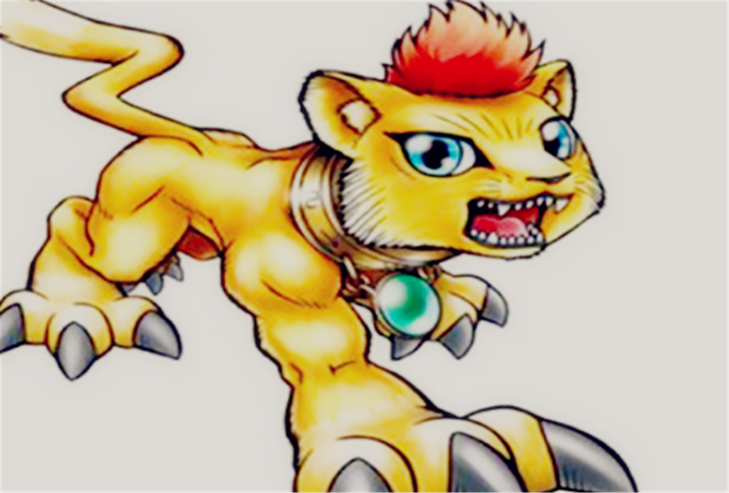 数码宝贝狮子兽进化图片