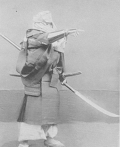 百年前的日本武士照片:传说中的日本忍者