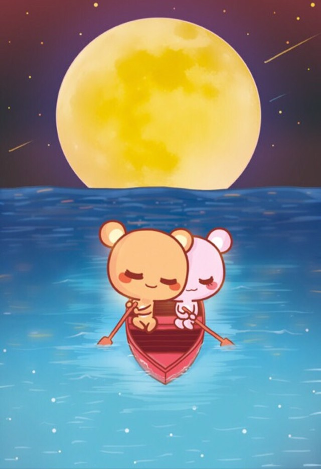 想念熊晚安壁纸 萌萌的可爱小熊 温暖你的夜