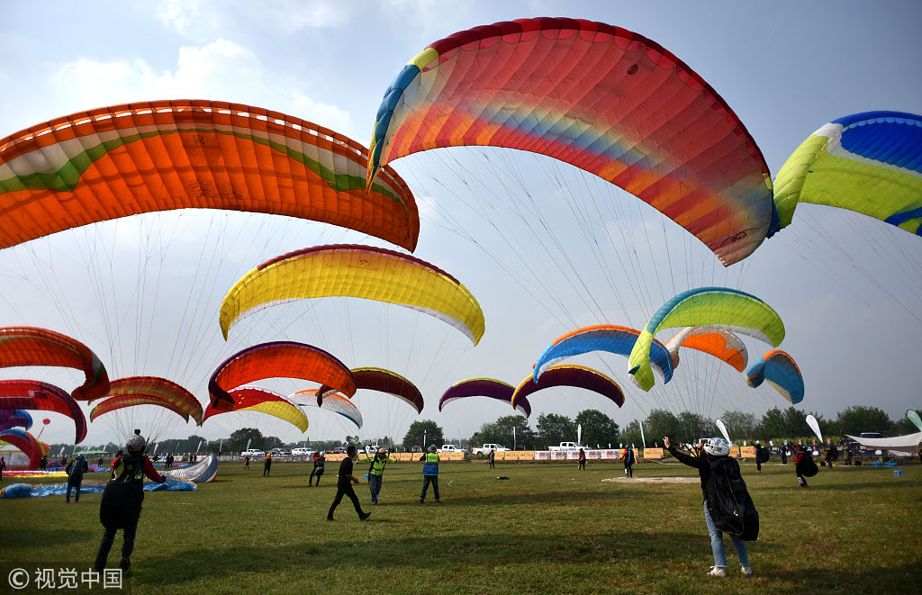 台州滑翔伞体验图片