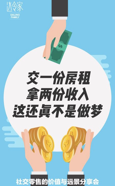 达令家是什么?达令家是一个可以高效融合各路资源的社交电商平台