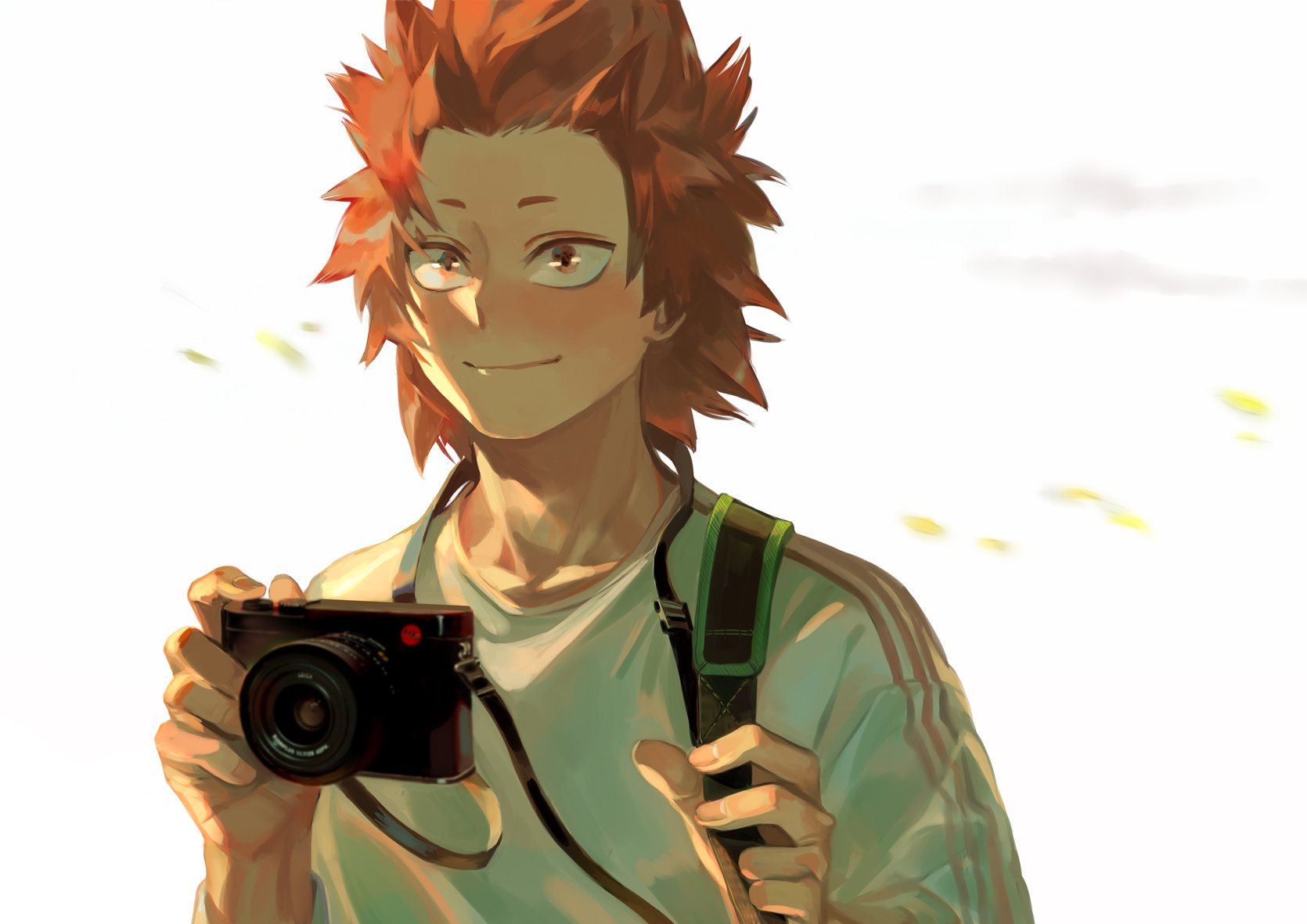 切岛锐儿郎,春游随行摄影师,这是在拍人还是拍风景呢?一脸荡漾.