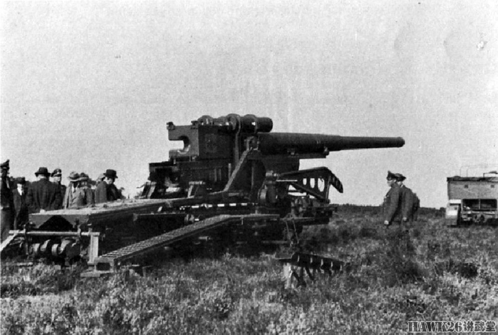 二战德国210毫米加农炮图片