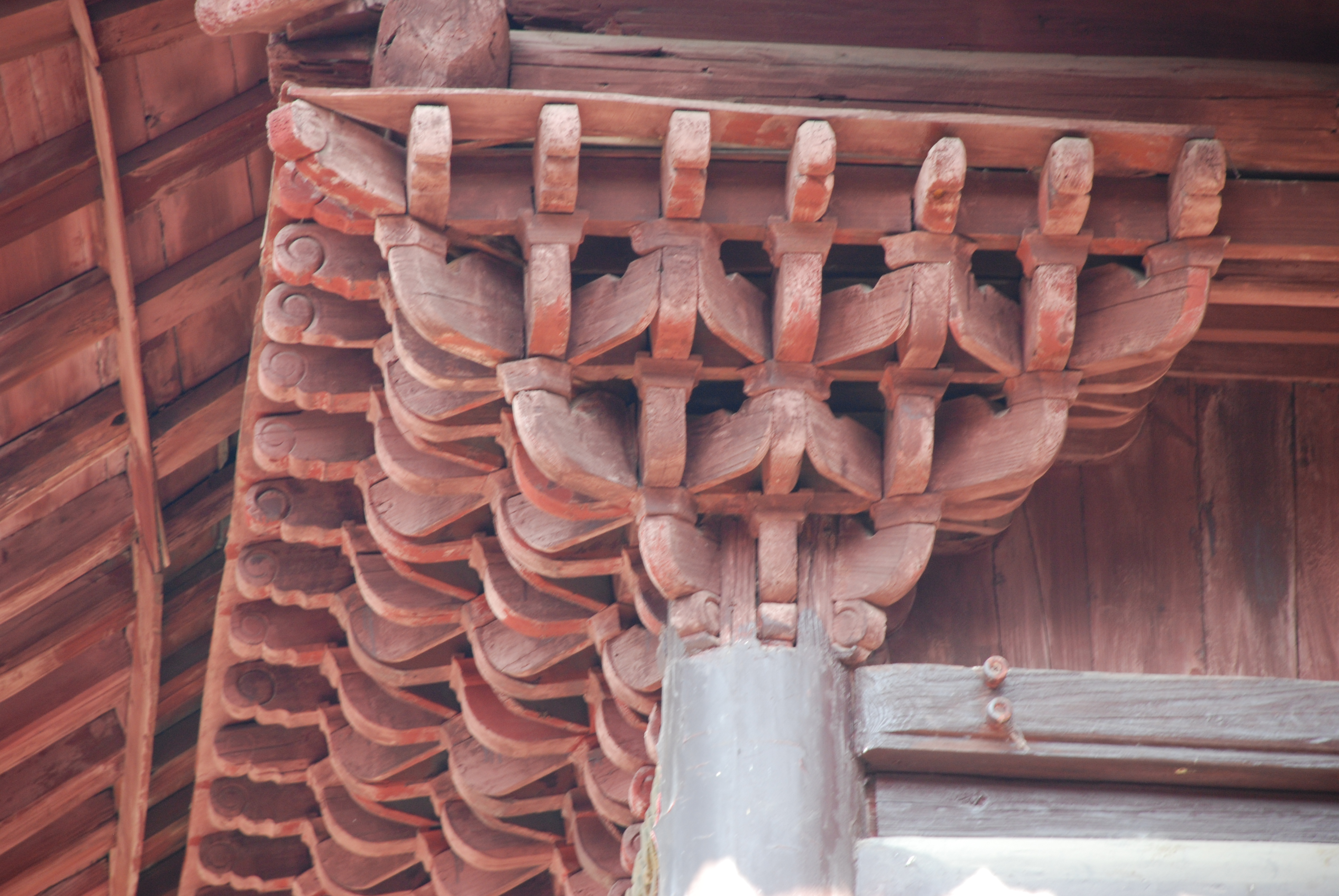 浠水文庙大成殿斗拱