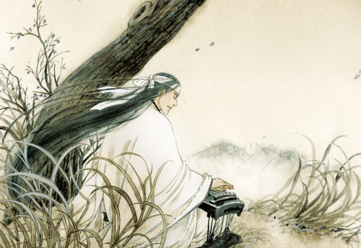 阮籍是一位有名的文学家和思想家,还善于弹琴