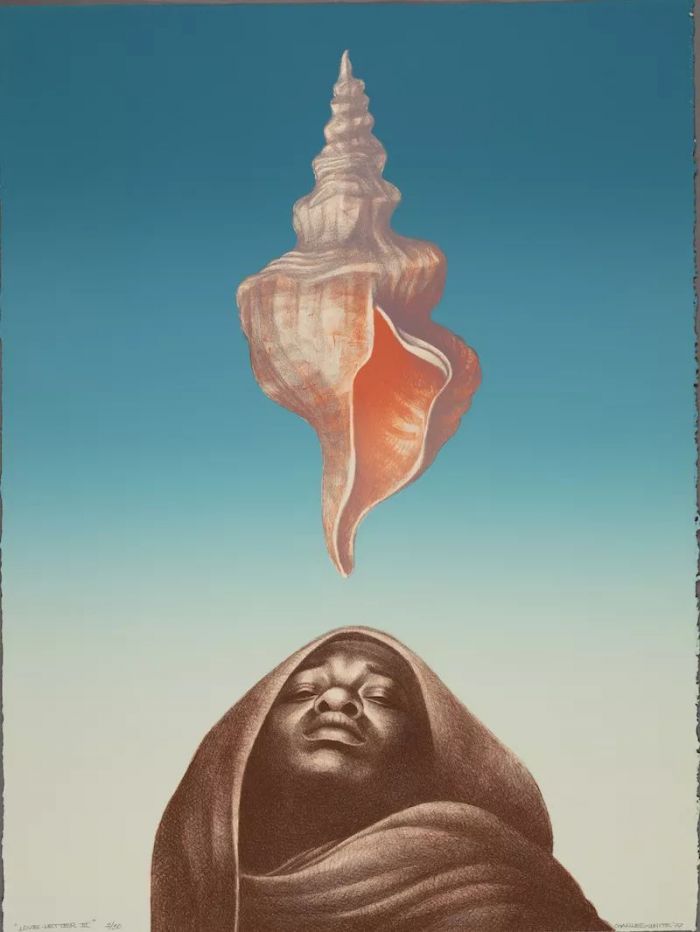 没人",马歇尔说:"在查尔斯怀特的影响下,我总是知道我想做的作品是