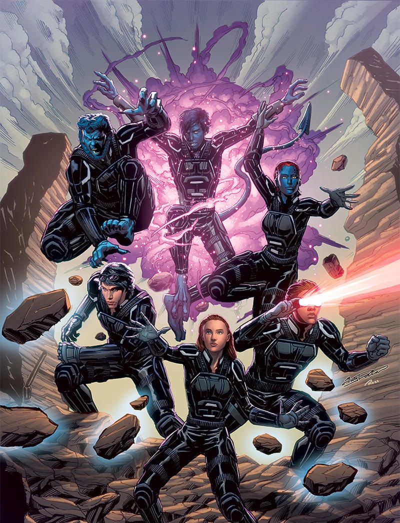 x战警电影海报替换为漫威漫画风格 转载自百家号作者:66号6楼