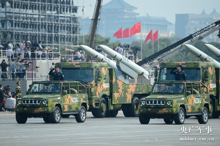请祖国检阅|海上作战模块:舰载防空武器方队