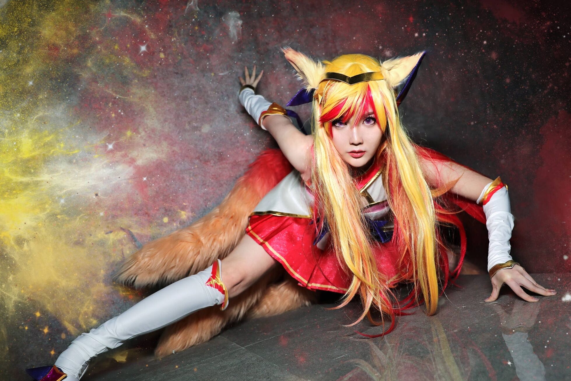 英雄联盟神级美女cos,最后一张太帅了吧!