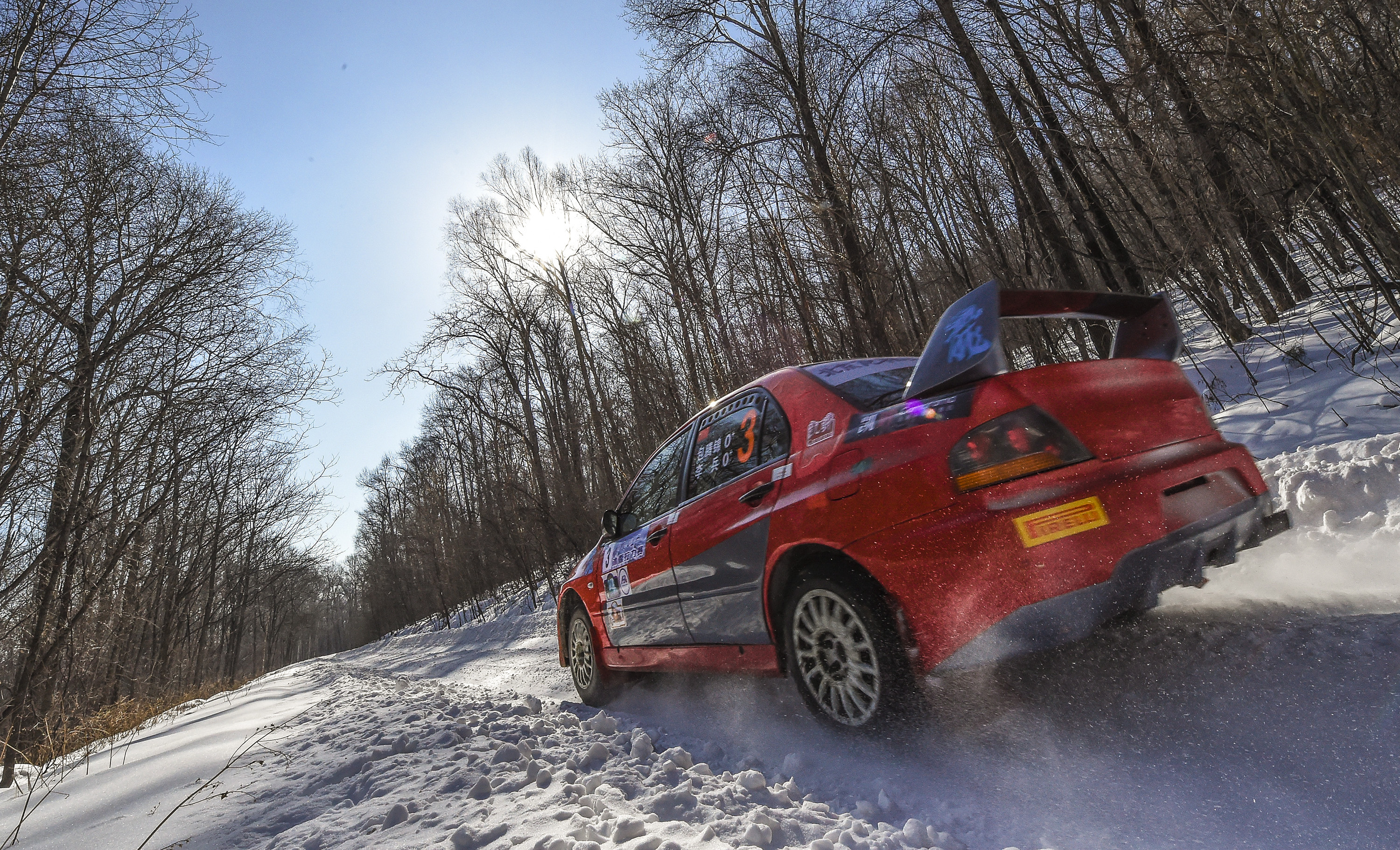 赛车——中国冰雪汽车拉力锦标赛第二日赛况