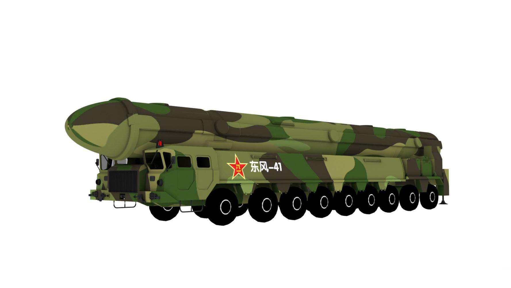 东风41强势"亮剑",可同时携带10枚核弹头,机动作战十分强悍