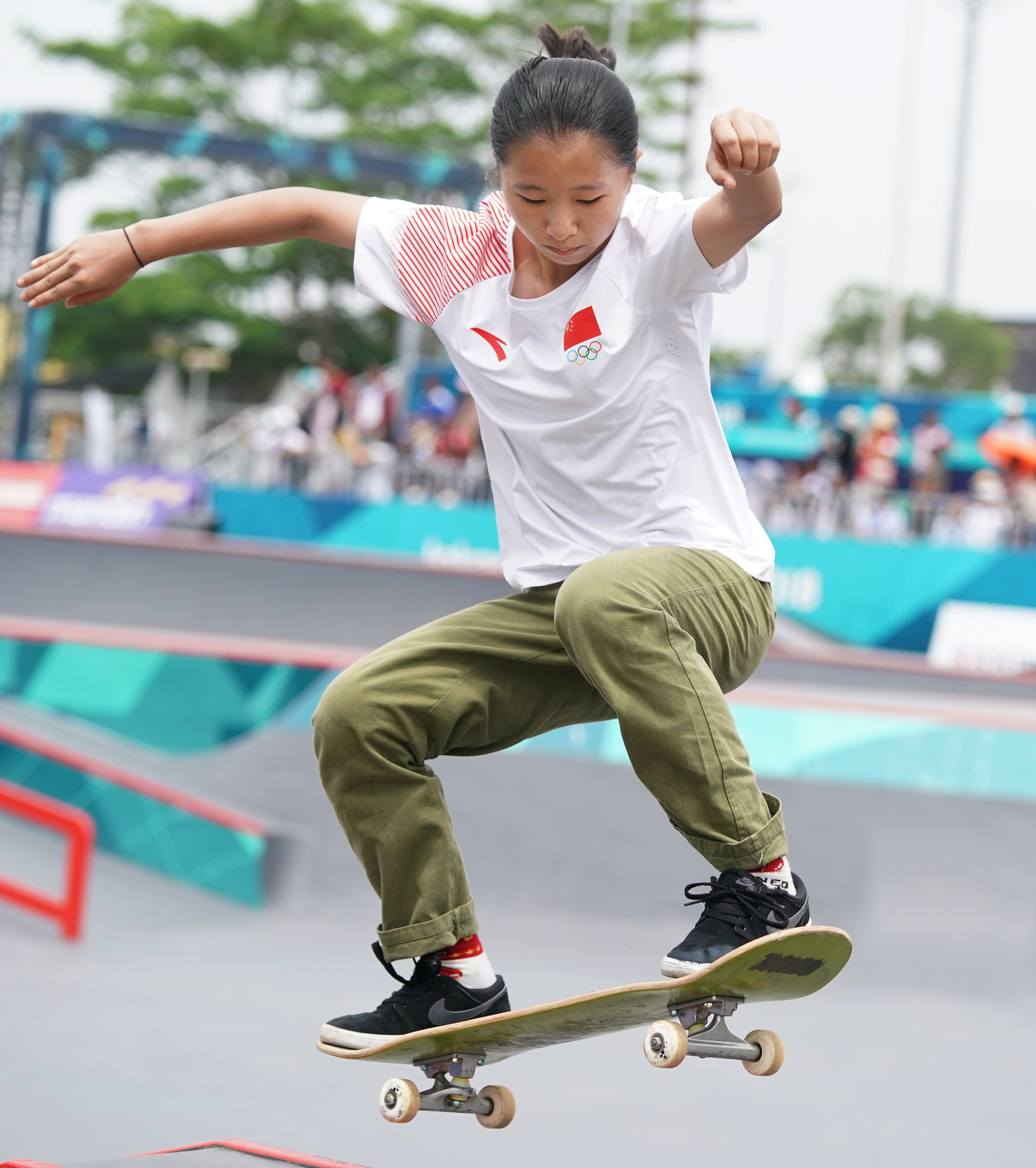 滑板——女子街式决赛赛况(1)