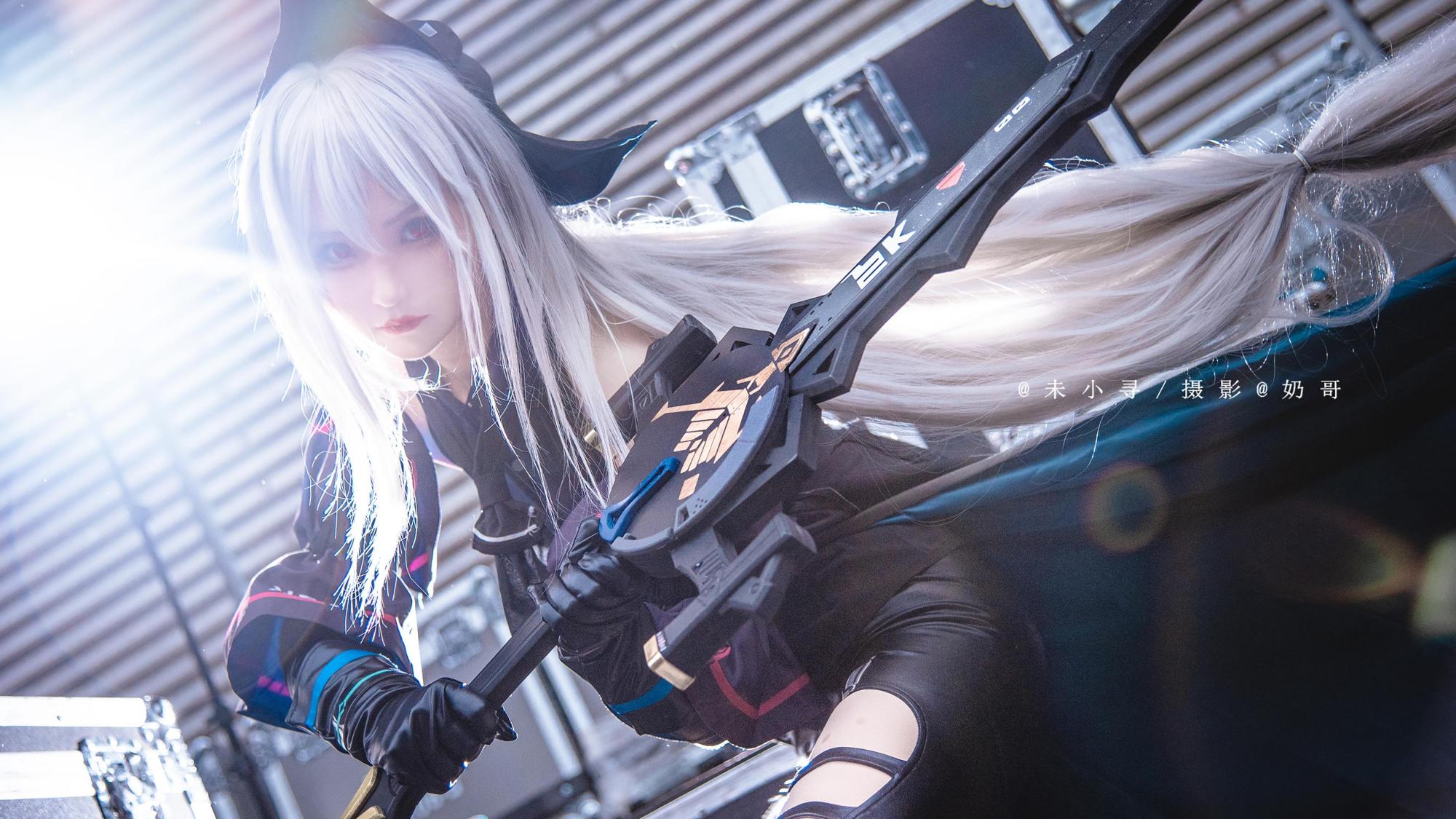 「明日方舟」斯卡蒂cos,太美了吧