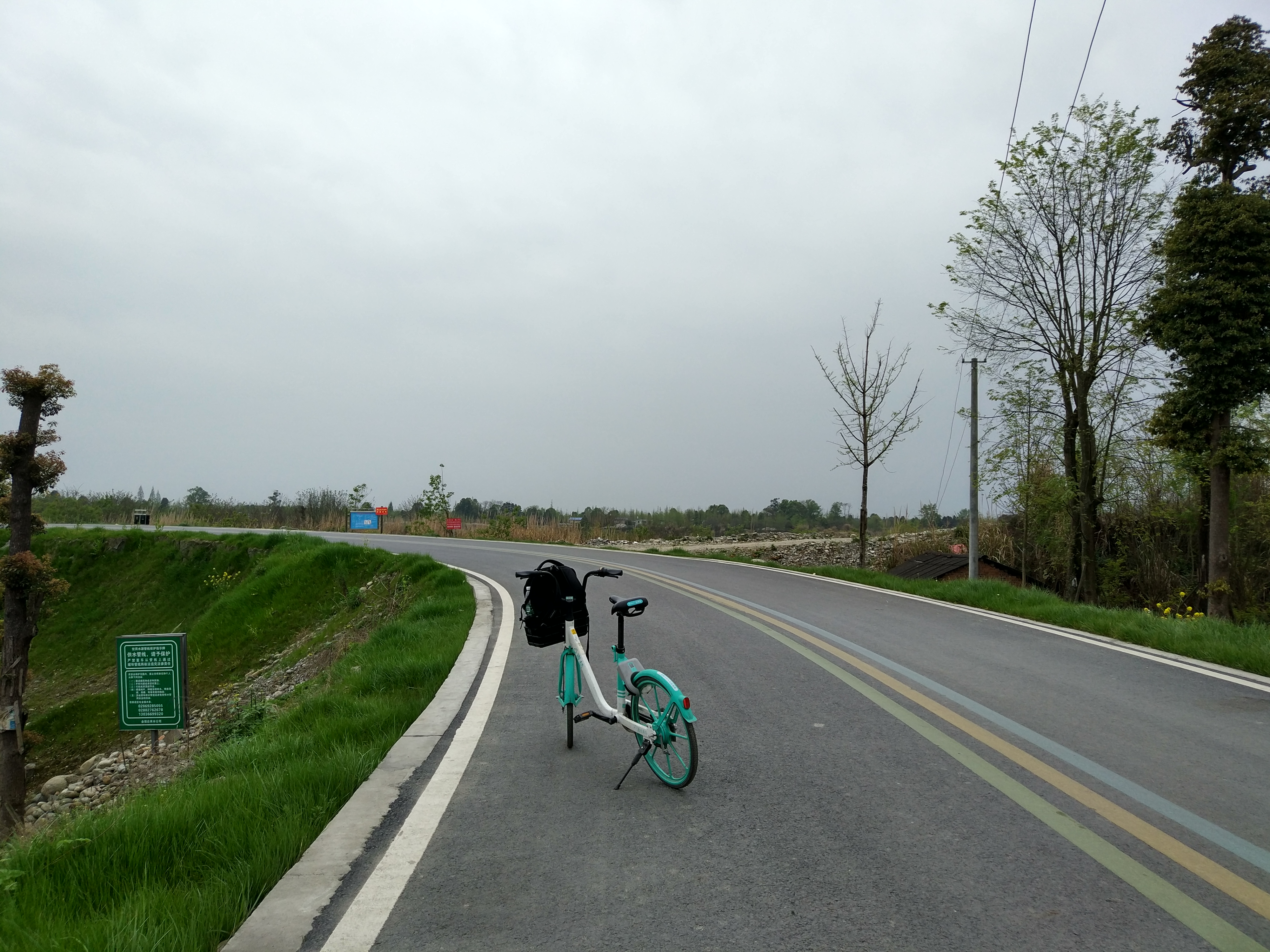 骑游巴蜀之温江江安河绿道