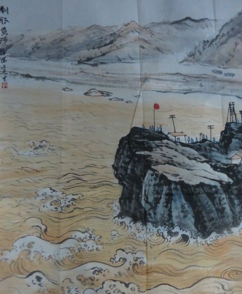 人都说黄河之水天上来看看这些古画真是黄河之水画中来啊