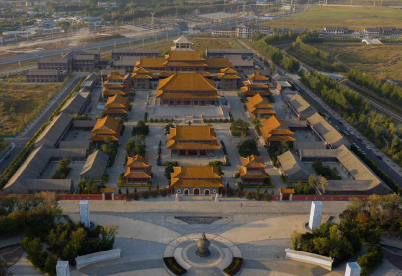 北京万寿寺俯视图图片