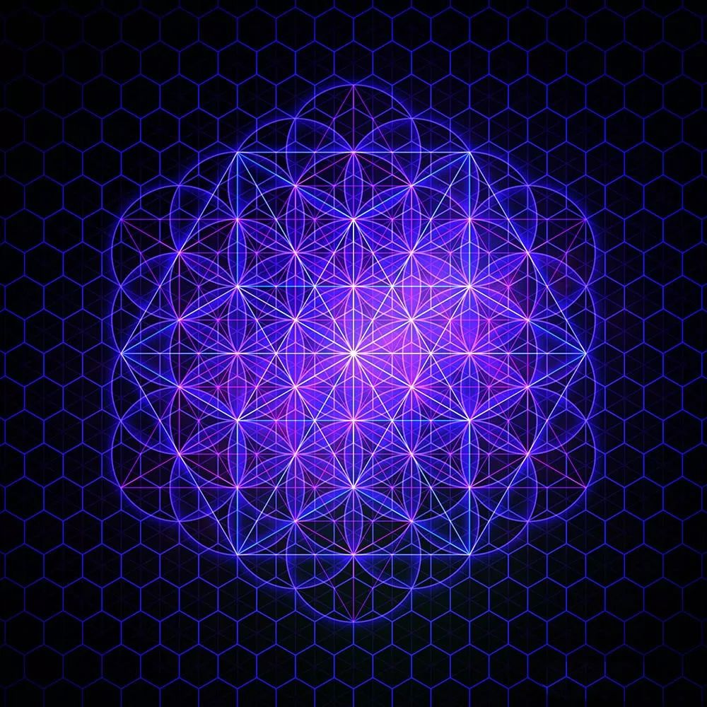 图片疗愈:神圣几何,生命之花,梅尔卡巴(48图)