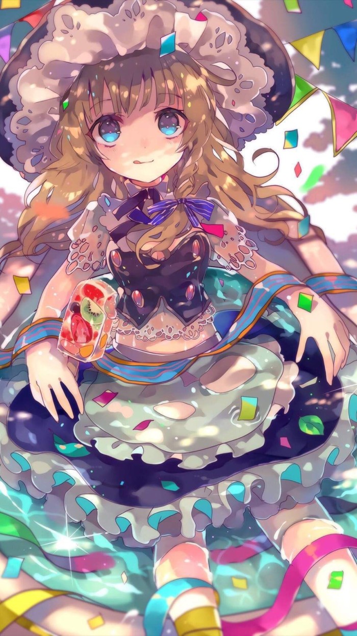 日本画师笔下的二次元少女——糖果色少女,每一张都很美!