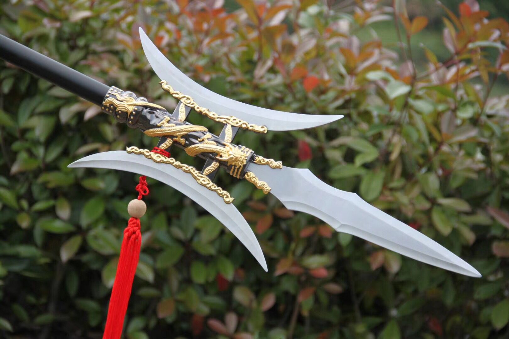 古代罕见长兵器:铜我,方天画戟,青龙戟和钩镰戟