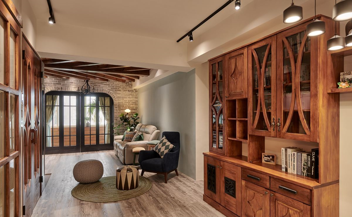 乡村风装修案例丨原木质感带来健康居家,为新生命保驾护航