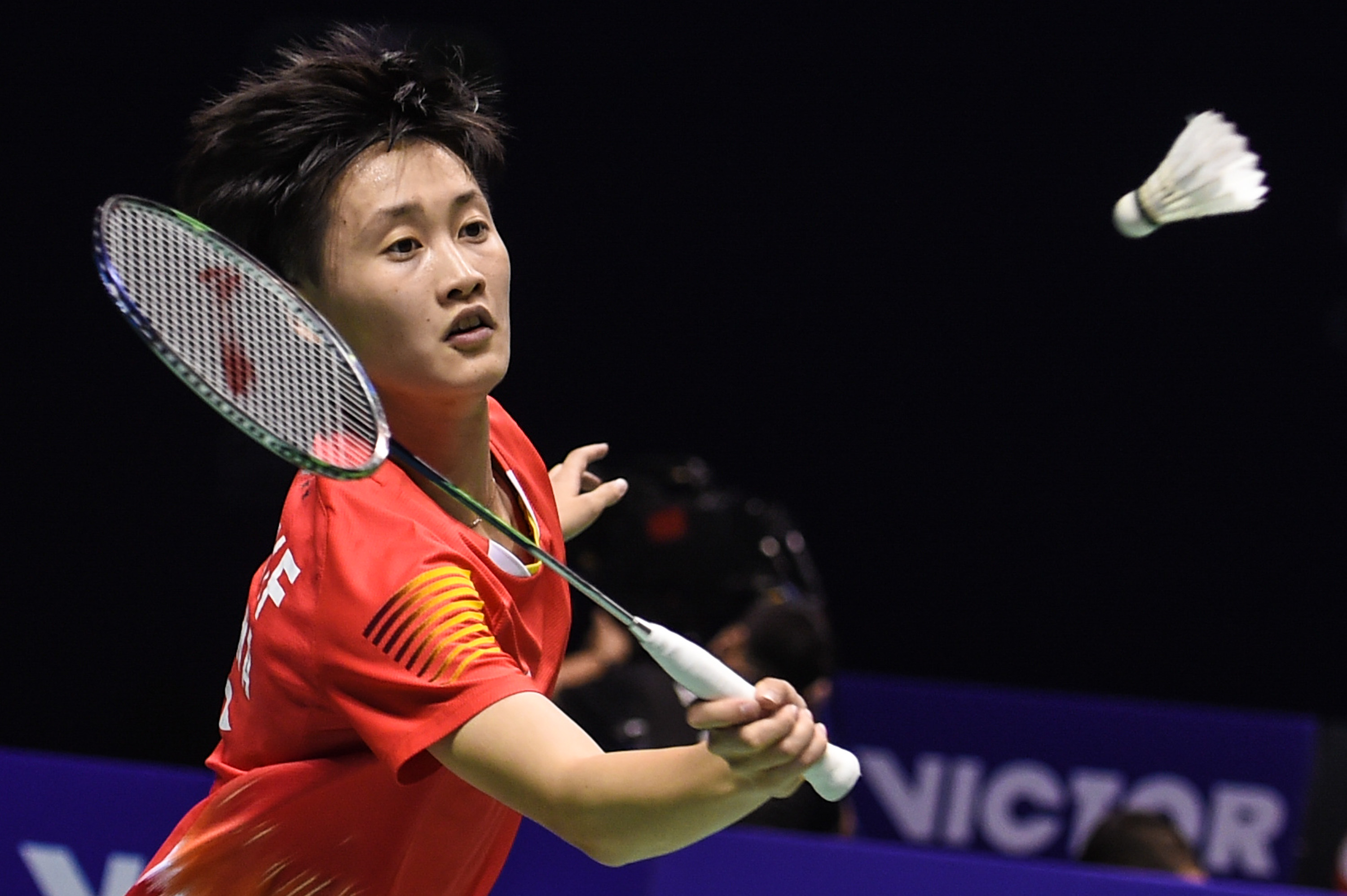 羽毛球——中国公开赛:马林胜陈雨菲夺冠