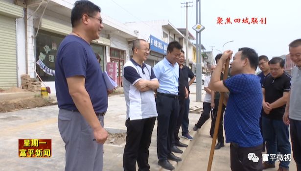 景军荣检查指导包联街区环境卫生整治工作