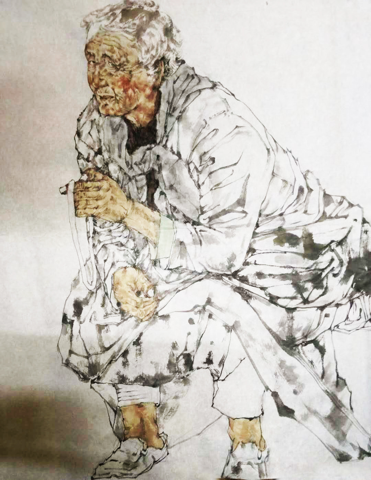 直击书画 画家房全友人物画(钟馗)作品欣赏