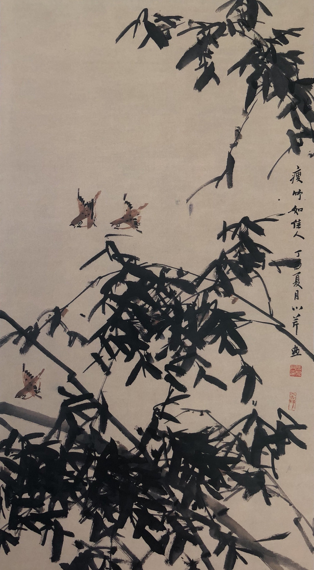 张小芹,擅长写意花鸟画,在女性画家中独树一帜!