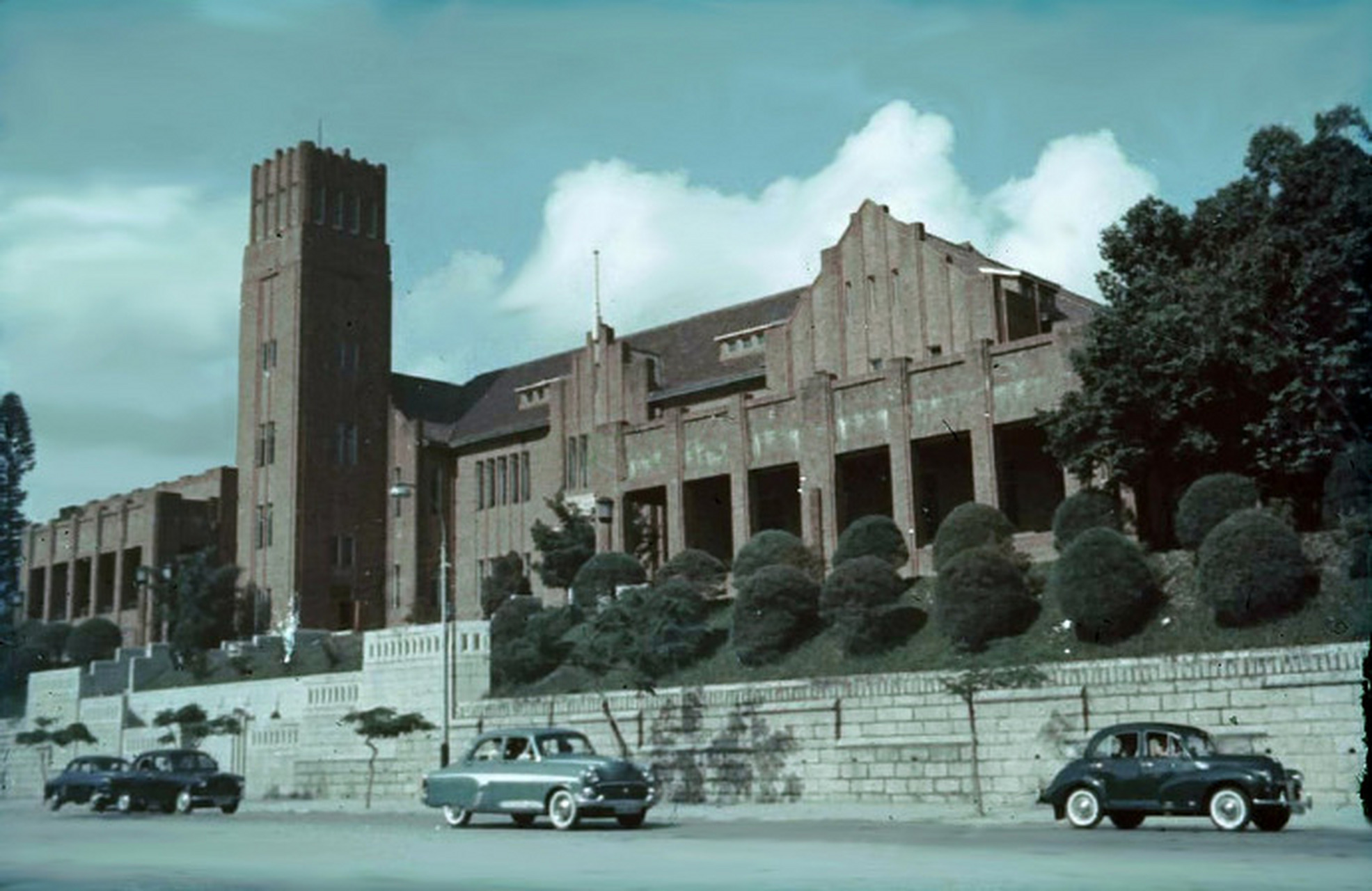 玛利诺修院学校外,香港,1960s早期摄
