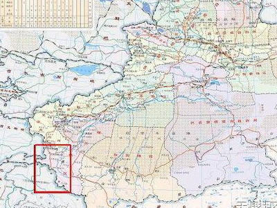 新疆喀什塔县地图图片