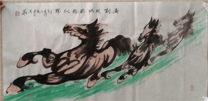 当代著名画家陈日新作品欣赏