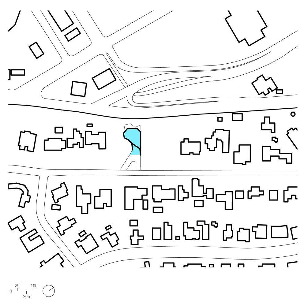 在沙漠的建筑-多边形现代别墅