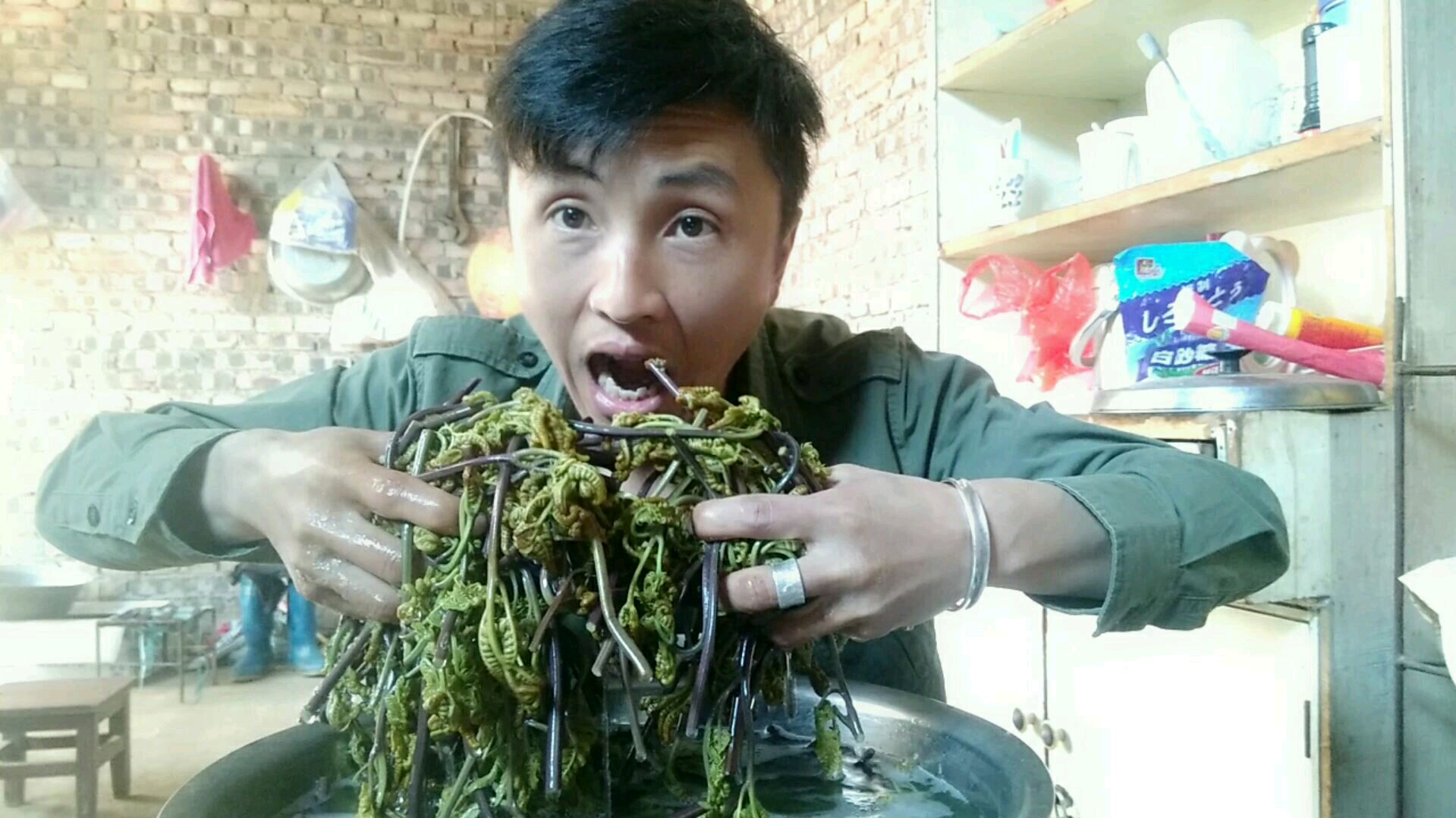 不知道的野菜千万别乱吃,尤其是长在这种树下面的任何东西都别吃