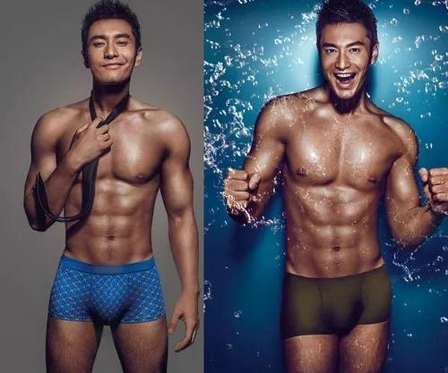 黄晓明,曾经在短短的两个月内练出了6块腹肌,这不得不说是非常不容易