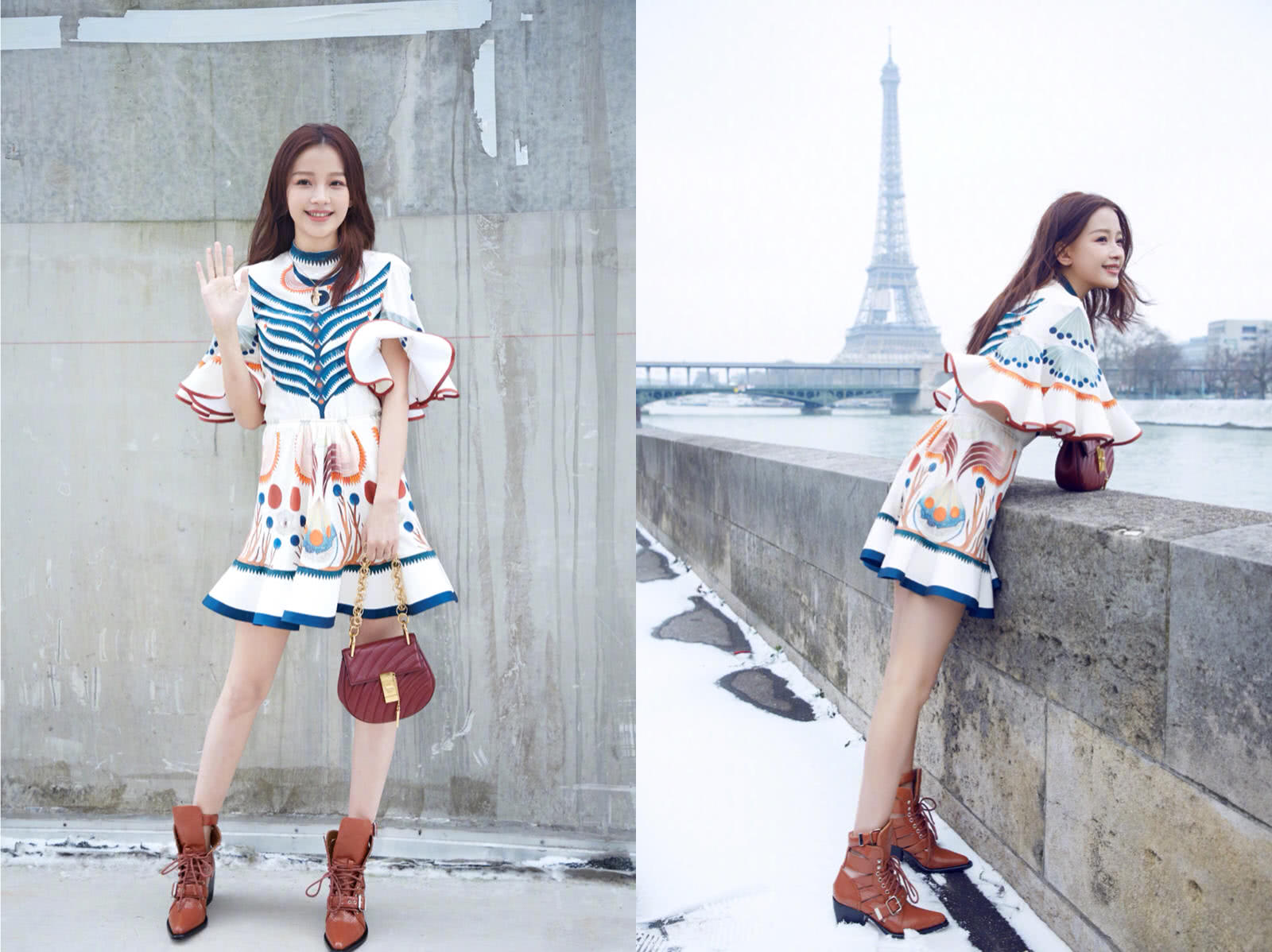 郑爽的腿瘦而苗条,鲁豫的腿瘦而见骨,孙怡的腿瘦得像行走的裤腿