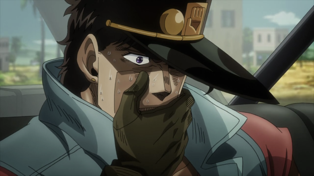 jojo的奇妙冒险:真假承太郎!cool的承太郎变成了行走的表情包?