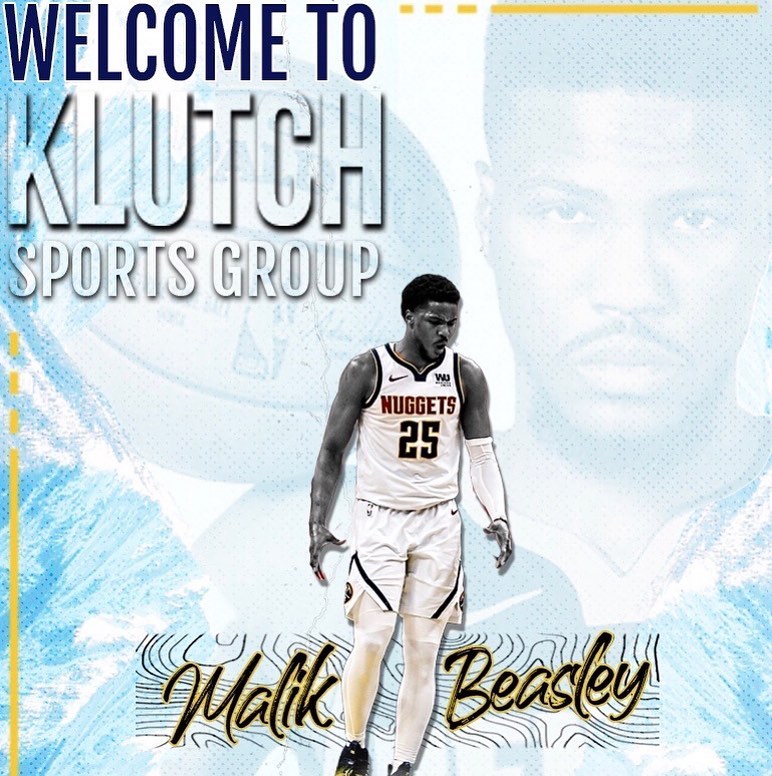 马利克-比斯利更新社媒宣布签约里奇-保罗的经纪人公司